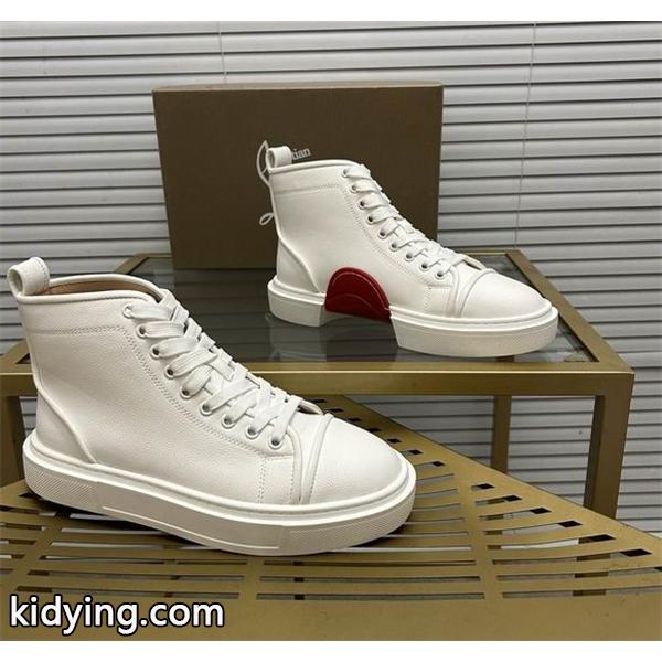 お得低価のChristian Louboutin クリスチャンルブタン スニーカー メンズ ハイカット ブラウン レザー メンズカジュアル靴__ブランド コピー 激安(日本最大級)-0