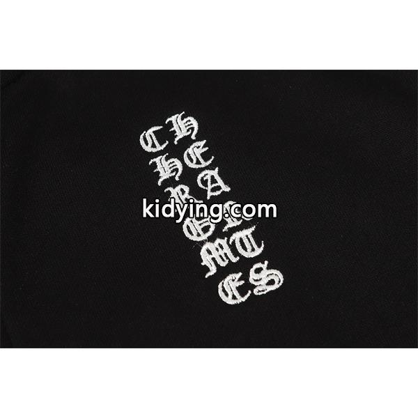 快適さ重視 グレー × ブラック シンプル 2025秋冬対応 クロムハーツ コピー Chrome Hearts ジップパーカー-6