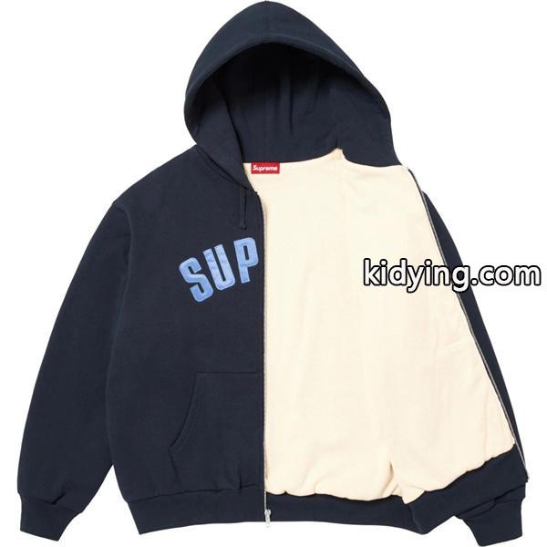 ３色☆[S02596] Sup Arc Thermal Lined Zip Up Hooded Sweatshirt logoシュプリームジップアップコピー 激レアアイテム-8