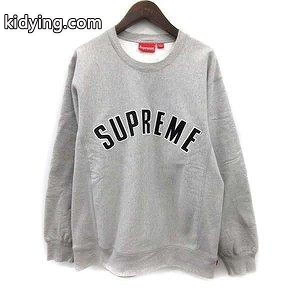 シュプリーム SUPREME arc logo crewneck アーチロゴクルーネック トレーナー スウェット グレー 15AW メンズ 販売 通販-0