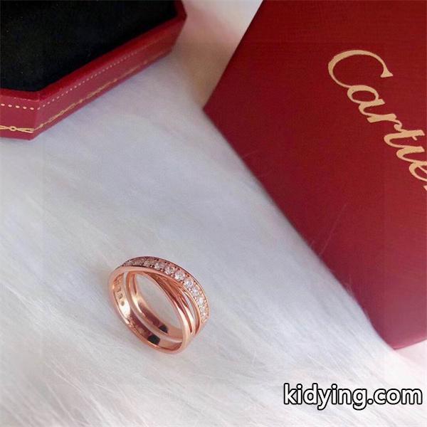 Cartier カルティエ コピー ラグジュアリー グ レイヤード リング 高級 モード系-6
