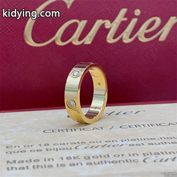 ミニマル印象 ワンポイント リング 洗練 2026新作 Cartier カルティエ コピー-2