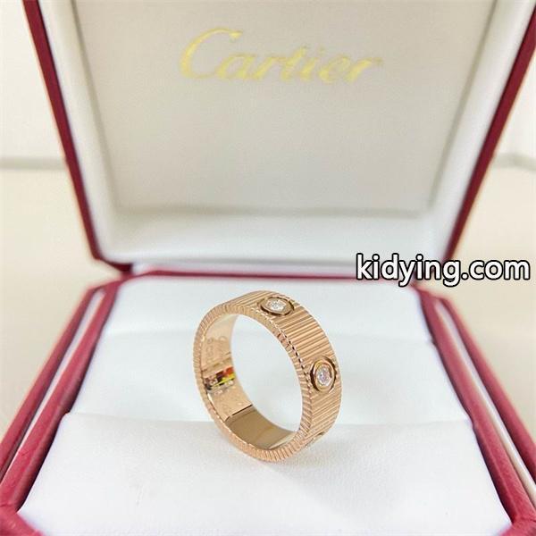 存在感抜群 Cartier カルティエ コピー リブテクスチャー リング 高級 2026新作-2