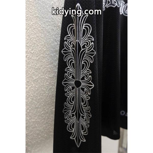 クロムハーツ コピー エッジの効いた ラグジュアリー メッシュ 長袖tシャツ CHROME HEARTS-1