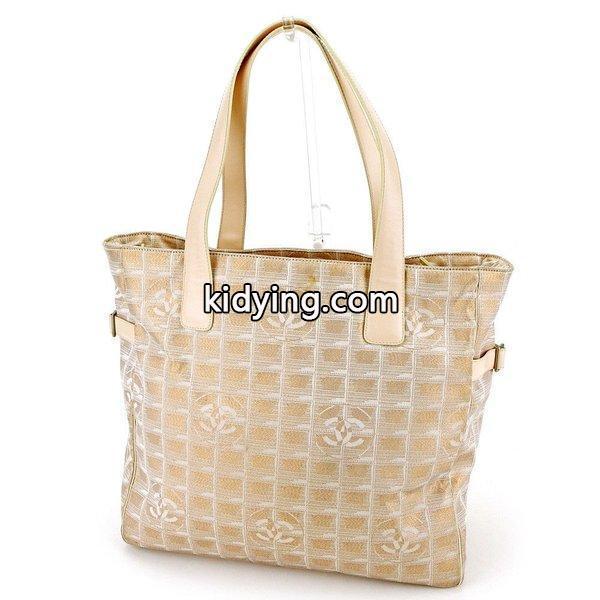 Chanel バッグ トートバッグ ニュートラベルライン トートGM ベージュ ライトピンク シルバー系 レディース Bag 通販-0