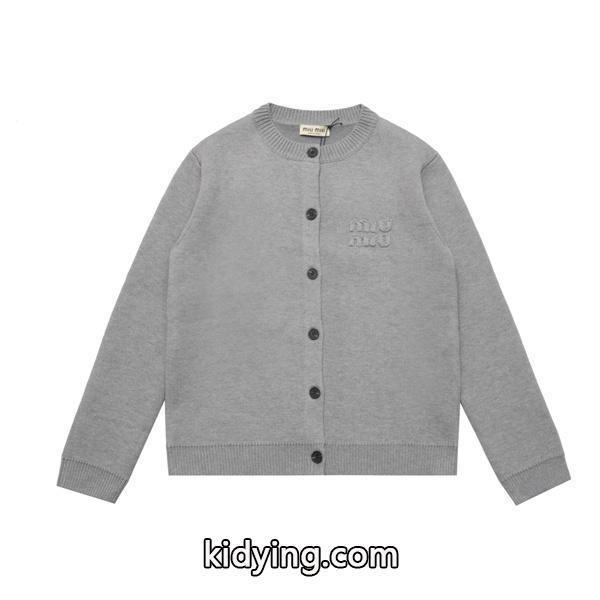 MIUMIU ミュウミュウ コピー 2025年秋冬 シンプルデザイン 大人きれいめ ニットカーディガン-0