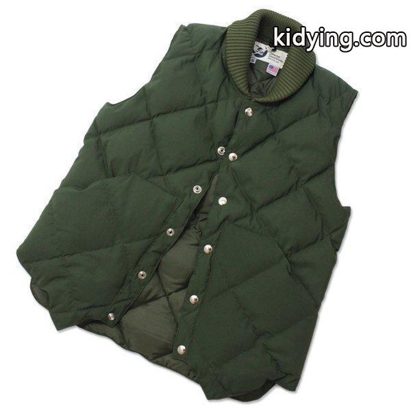 クレセントダウンワークス CRESCENT DOWN WORKS SPRib Collar Quilting Vest Green SALE :cdw15aw01:fill store - 通販ショッピング-0