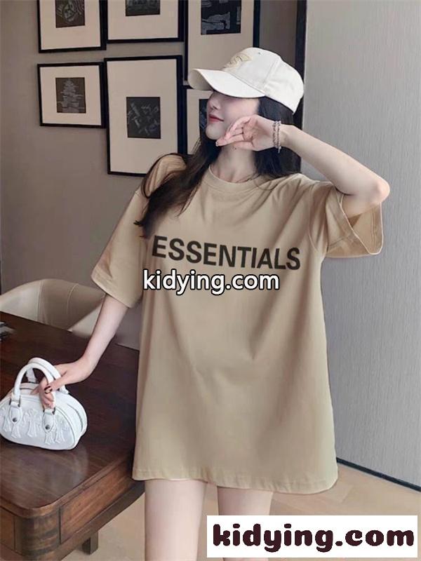 ESSENTIALS レディース Tシャツ オーバーサイズ ゆったりシルエット シンプル 韓国 エッセンシャルズ コピー-8