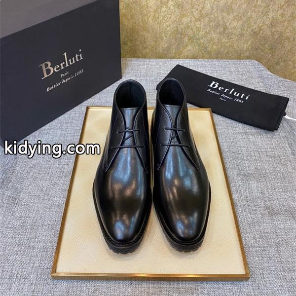 Berluti ベルルッティ コピー 洗練 ミニマル プレーントゥ  2026新作 ブーツ-0