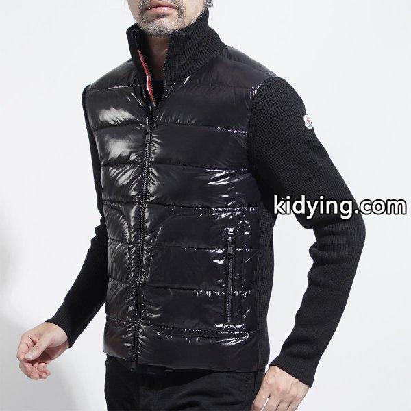 モンクレール MONCLER ニットコンビ ダウンジャケット ブラック メンズ アウター 防寒着 防寒 キルティング モード 9416600-9699z-999 :9416600-9699z:モダンブルーYahoo!店 - 通販ショッピング-0