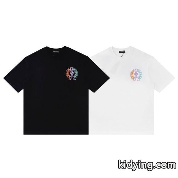 お洒落アイテム 半袖Tシャツ 2色可選 クロムハーツ CHROME HEARTS 個性をプラス__ブランド コピー 激安(日本最大級)-0