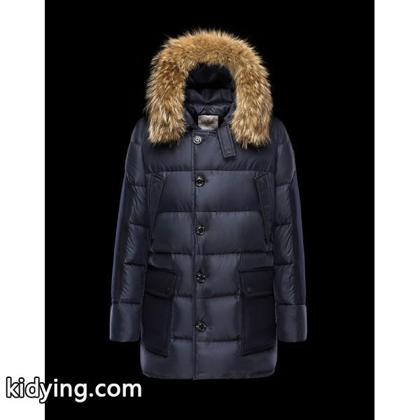 防寒性の高い MONCLER GAZE モンクレールメンズダウンダウンジャケットネイビーダウンコート-0