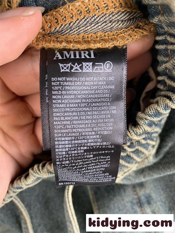アートワッペン サイドデザイン こなれ感 AMIRI アミリ コピー デニムパンツ モードカジュアル 人気上昇中-11
