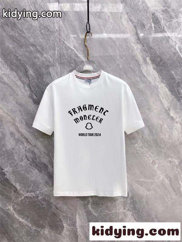 WORLD TOURロゴ フロントプリント 限定ムード 評判アイテム MONCLER モンクレール コピー 半袖Tシャツ-1