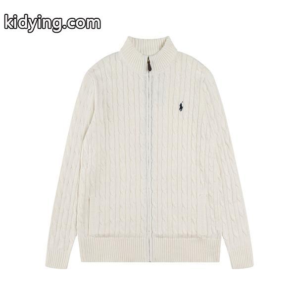 ホワイト × ネイビー × ブラック7 色 リブ柄 ジップニット ポロラルフローレン POLO RALPH LAUREN コピー 秋冬-0