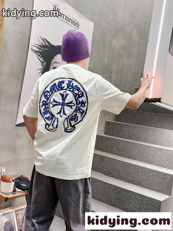 2026 春夏新品&CHROME HEARTS クロムハーツtシャツ コピーエレガントホワイト色-3