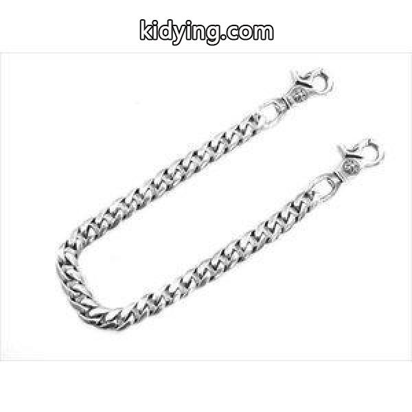 クロムハーツ CLASSIC LONG 2クリップ ロング クラシック リンク ウォレットチェーン シルバー 全長51cm程度 CHROME HEARTS 【中古】 :f80812804h0450ik77:ブランド専門店LIFE - 通販ショッピング-0