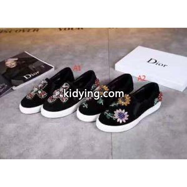 すべり防止 ディオール DIOR 2色可選 フラットシューズ上質 大人気！ 2017秋冬_ディオール DIOR_ブランド コピー 激安(日本最大級)-0