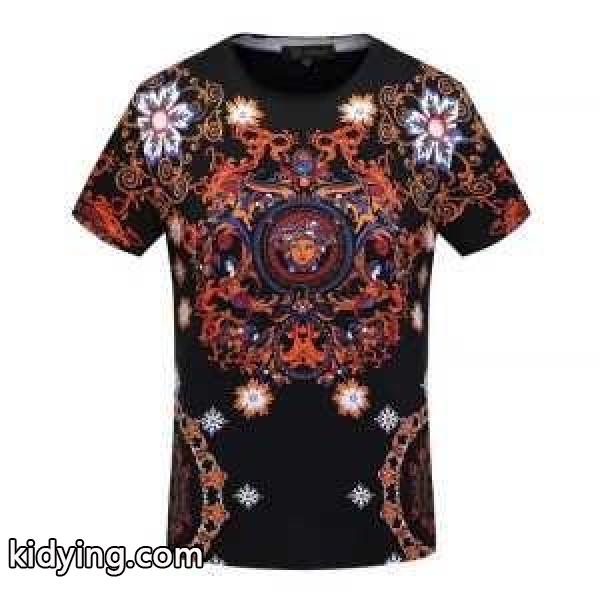 17 3色可選 &安心&追跡付 半袖Tシャツ ヴェルサーチ VERSACE_ヴェルサーチ VERSACE_ブランド コピー 激安(日本最大級)-1