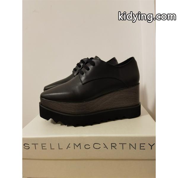 2026新作 ブラック STELLA McCARTNEY ステラマッカートニー コピー 厚底シューズ シンプル 洗練-4