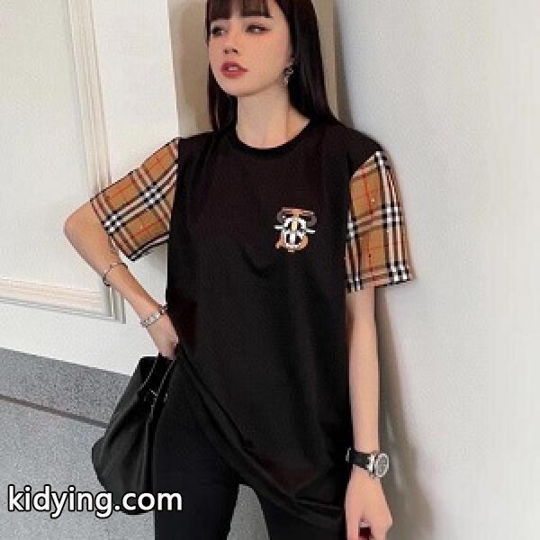 男女兼用  Tシャツ 綿100％で上質な生地感と着心地  BURBERRY バーバリーコピー-0
