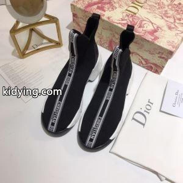 Dior スニーカー 2019SSでファッションの最先端 新着 ディオール 靴 コピー ブラック グレー 大人気 コーデ 激安-0