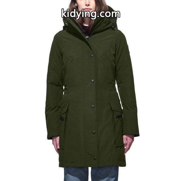 カナダグース レディース ダウンジャケット アウター Kinley Insulated Parka Military Green :dp3-5402164-114173:フェルマート エフ fermart ef - 通販ショッピング-0