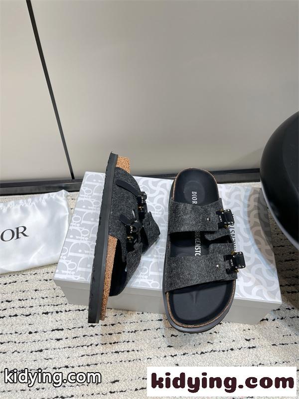 Dior×BIRKENSTOCK Savoir-Faire.Tokioディオールサンダルコピー大人気 ブラック コーデ 激安-2