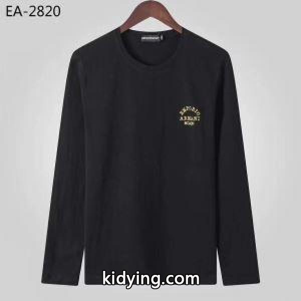 遊び心たっぷり秋冬コーデ 2019秋冬におすすめ着こなし アルマーニ ARMANI 長袖Tシャツ 2色可選_アルマーニ ARMANI_ブランド コピー 激安(日本最大級)-1