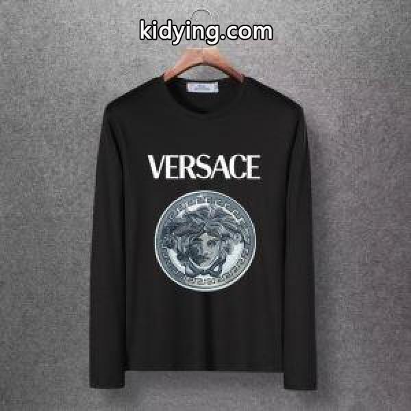 4色可選 長袖Tシャツ 2019秋冬におすすめ着こなし 秋のコーデで使いやすい ヴェルサーチ VERSACE_ヴェルサーチ VERSACE_ブランド コピー 激安(日本最大級)-0