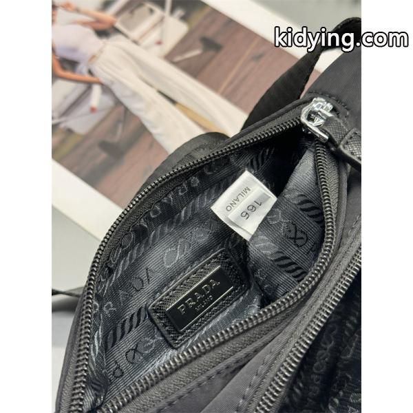 2026新作 人気爆発 上品な PRADA プラダ コピー ウエストバッグ ブラック 新登場-4