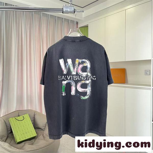 Alexander wang プリント Tシャツ ミニロゴデザイン アレキサンダーワン コピー 韓国ストリート 夏ファッション-8