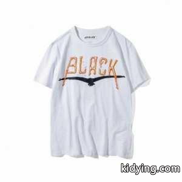 高品質 人気 2017春夏 半袖 2色可選 OFF-WHITE BLACK カジュアル_Off-White オフホワイト_ブランド コピー 激安(日本最大級)-1