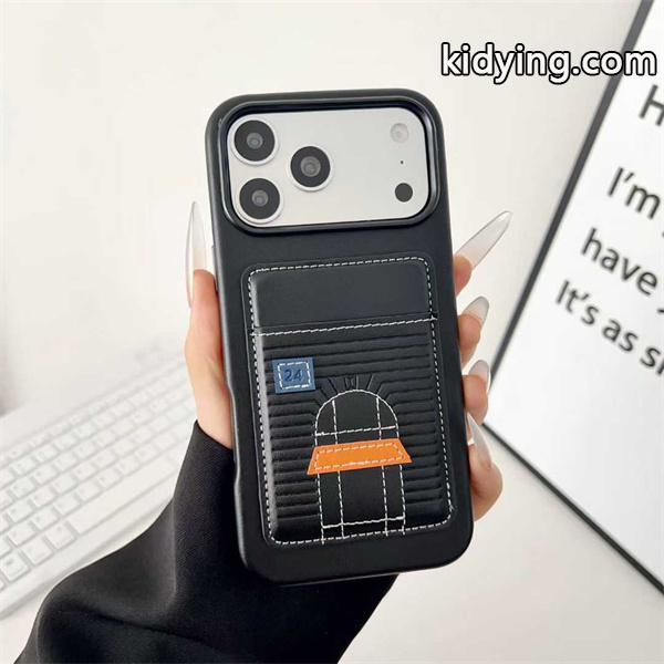 エルメス激安ハウスデザインカード収納iPhoneケースソフトレザーナッパ調仕様-4