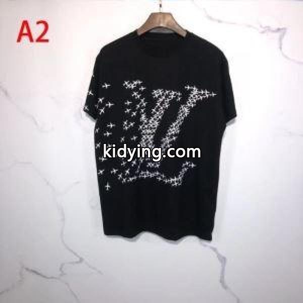 春夏になると流行する 多色可選 ルイ ヴィトン 春夏らしくて軽やかにする LOUIS VUITTON 半袖Tシャツ_ルイ ヴィトン LOUIS VUITTON_ブランド コピー 激安(日本最大級)-1