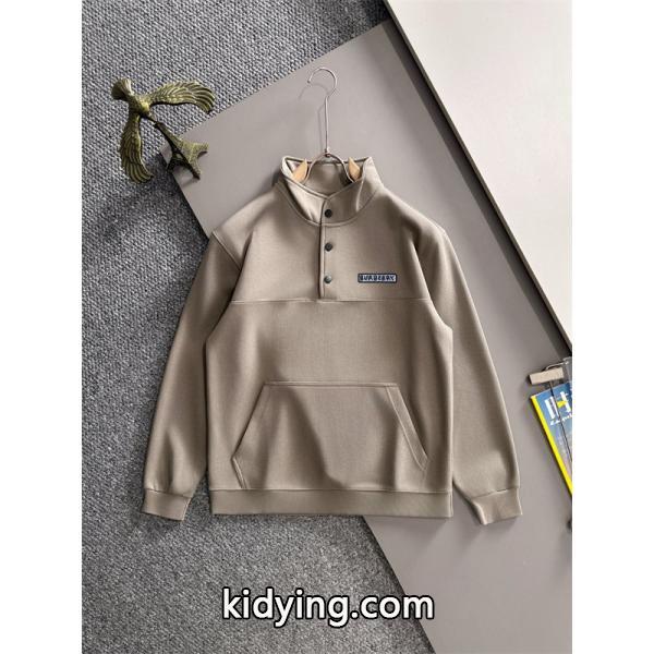 プレミアム品質！2025人気 ブラック秋冬 上品 パーカー バーバリー コピー BURBERRY-1