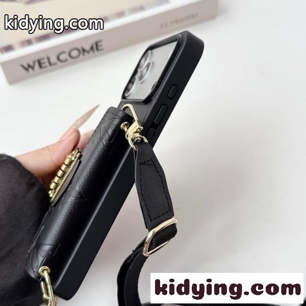 2026新作 Louis Vuitton 激安 ルイヴィトン iPhone17 ケース カード収納 ショルダーストラップ付き ロックデザイン スマホケース 人気アイテム-10