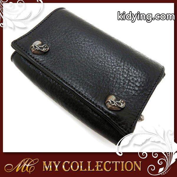 クロムハーツ CHROME HEARTS 3フォールド レザー ウォレット ブラック メンズ :80445052:マイコレクション ヤフー店 - 通販ショッピング-0