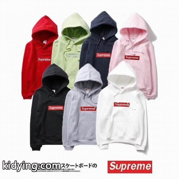 Supremeシュプリーム パーカー お揃い 幅広い着こなし ボックスロゴ 多色可選 男女兼用-0