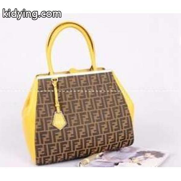 フェンディ バッグ ピーカブー FENDI 人気セール高品質なレディースハンドバッグ ズッキーノ イエロー_フェンディ FENDI_ブランド コピー 激安(日本最大級)-0