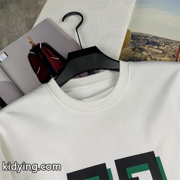 GIVENCHY コピー 2025秋冬コーデ 万能 洗練スタイル ホワイト 緑 4G ロゴ パーカー ジバンシー-2