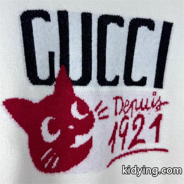 グッチ コピー GUCCI ロゴニット ブラック 注目 モード 個性 セーター-5
