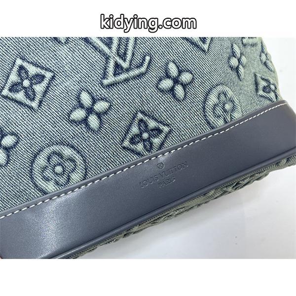 エンボス加工 LOUIS VUITTON ルイヴィトン コピー バケットバッグ グレーモノグラム トレンド-5