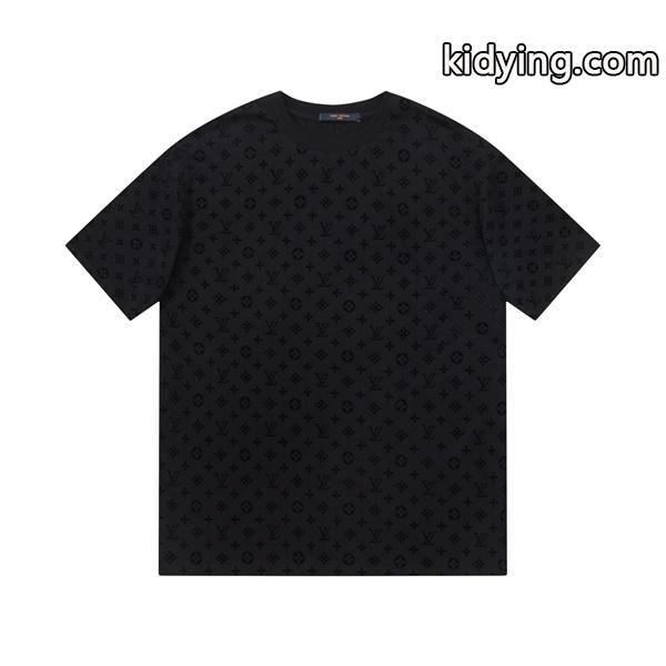 ストリートに溢れるウェア ルイ ヴィトン LOUIS VUITTON Tシャツ コピー ロゴプリントデザイン激安(日本最大級)-0