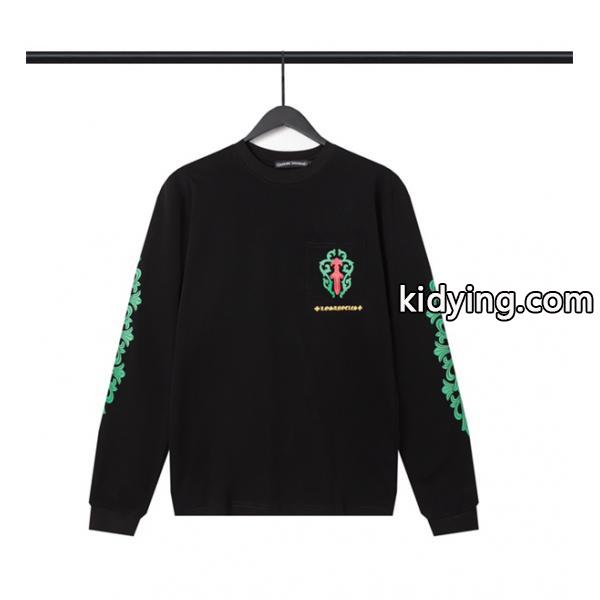 春夏シーズン継続トレンド新着 春夏の必須アイテム クロムハーツ CHROME HEARTS 長袖Tシャツ コピー 激安(日本最大級)-0