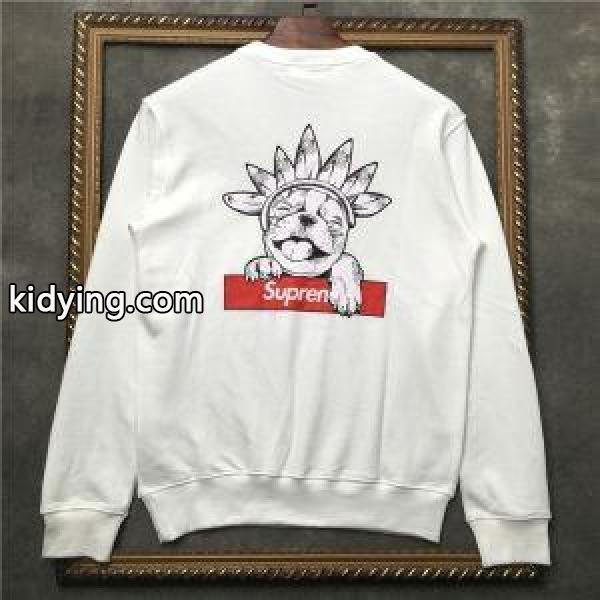 【激安】高級品通販SUPREMEプルオーバープリントシュプリームパーカーコピーブラック、ホワイト-2