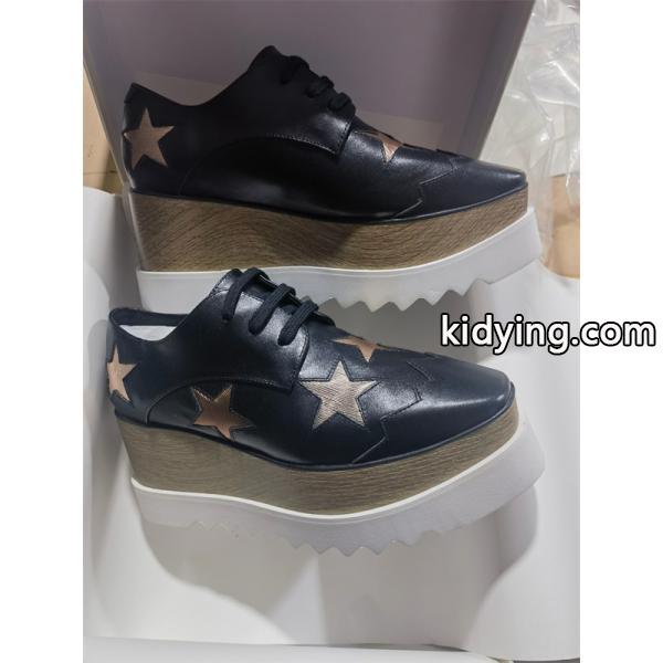 STELLA McCARTNEY ステラマッカートニー コピー 厚底シューズ ブラック シンプル スタイリッシュ-0