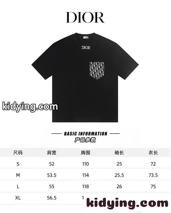 DIOR ディオール コピー 人気急拡大 洗練モード 半袖Tシャツ カジュアル 2026新作-8