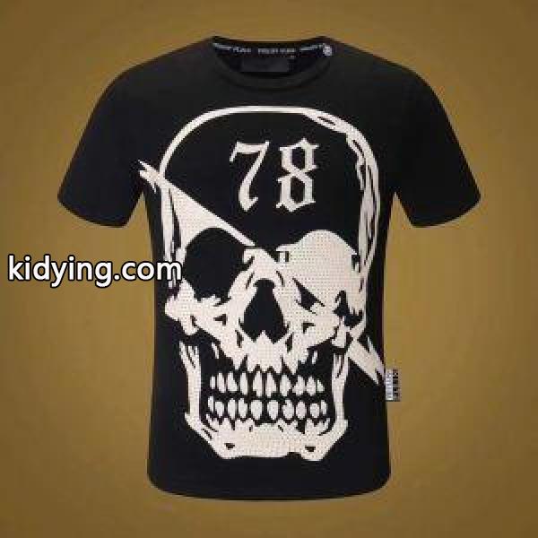 トレンドアイテム　2色可選　数量限定販売　半袖Tシャツ　フィリッププレイン PHILIPP PLEIN 激安セール_フィリッププレイン PHILIPP PLEIN_ブランド コピー 激安(日本最大級)-0