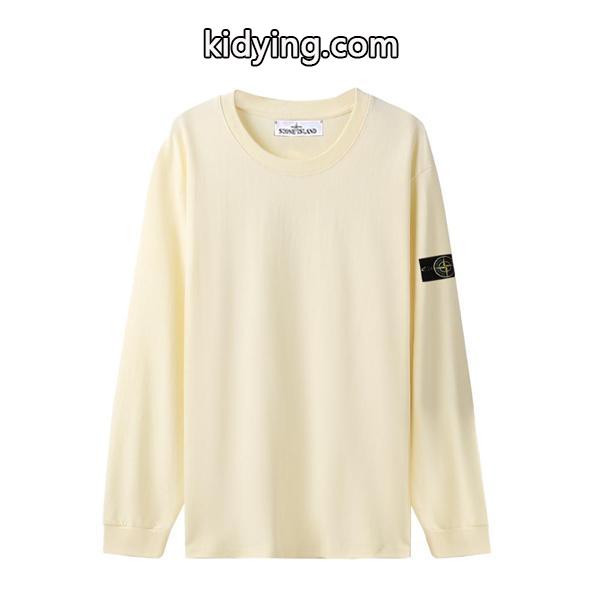STONE ISLAND ストーンアイランド コピー 軽快着用 ロングスリーブ Tシャツ ソフトタッチ クリーン-3